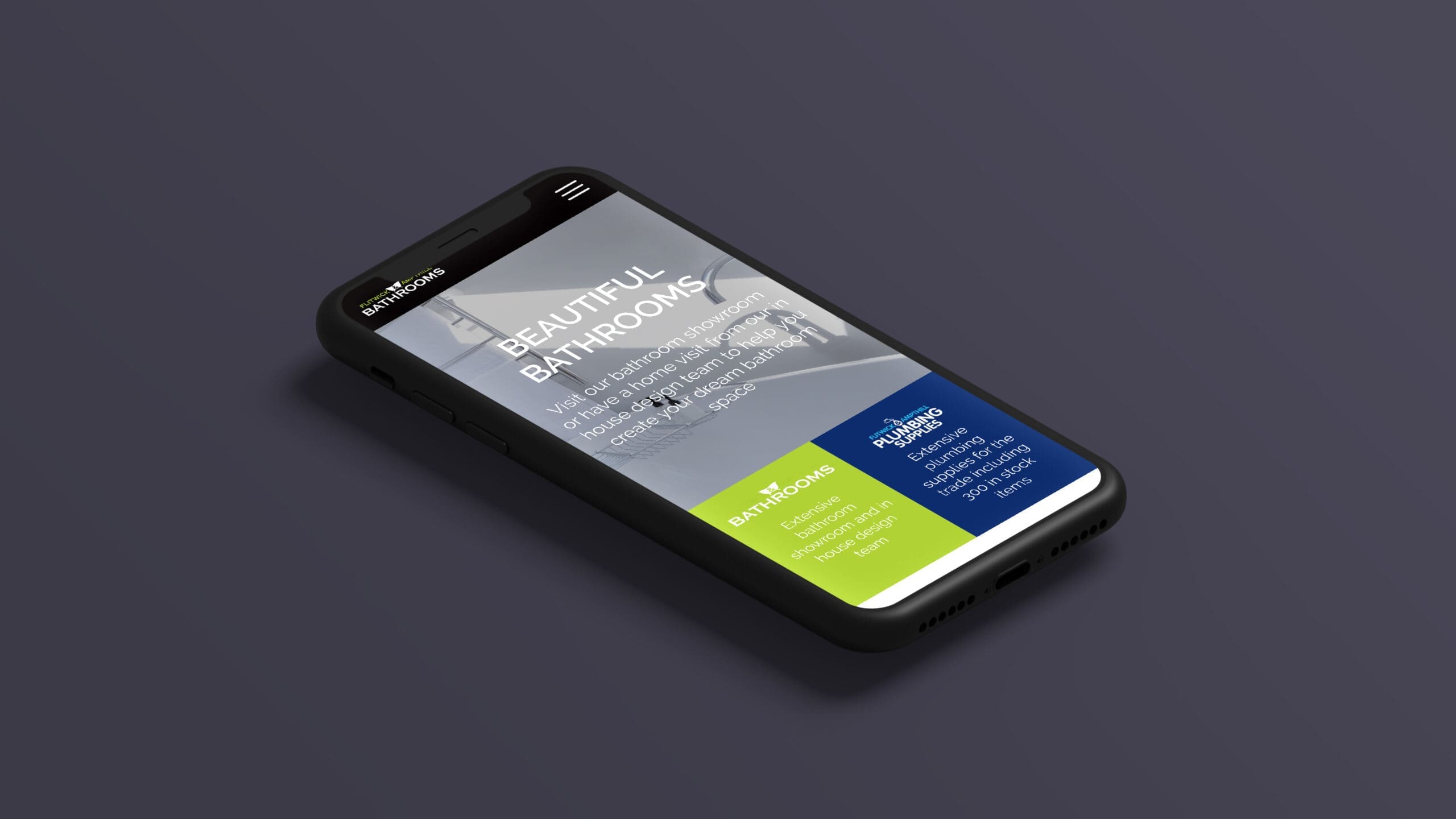 Retails Website design for Flitwick & Ampthill Bathrooms from Uncontainable