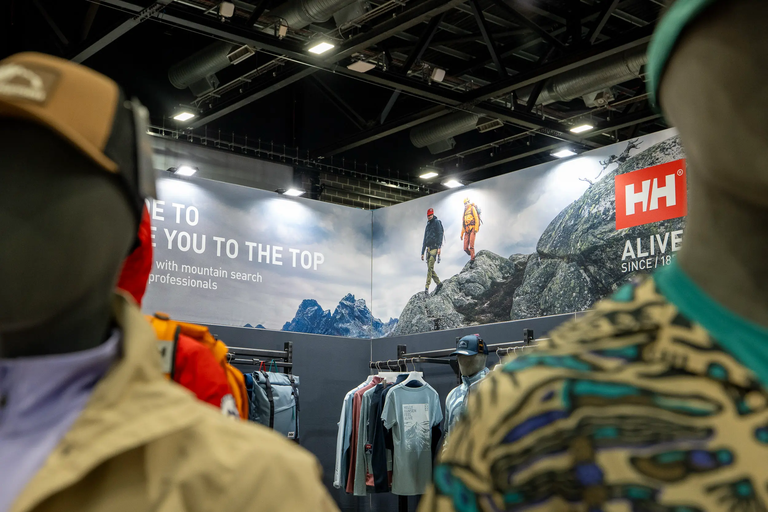 Helly Hansen Trade Stand Design at the Outdoor Trade Show and Exhibition