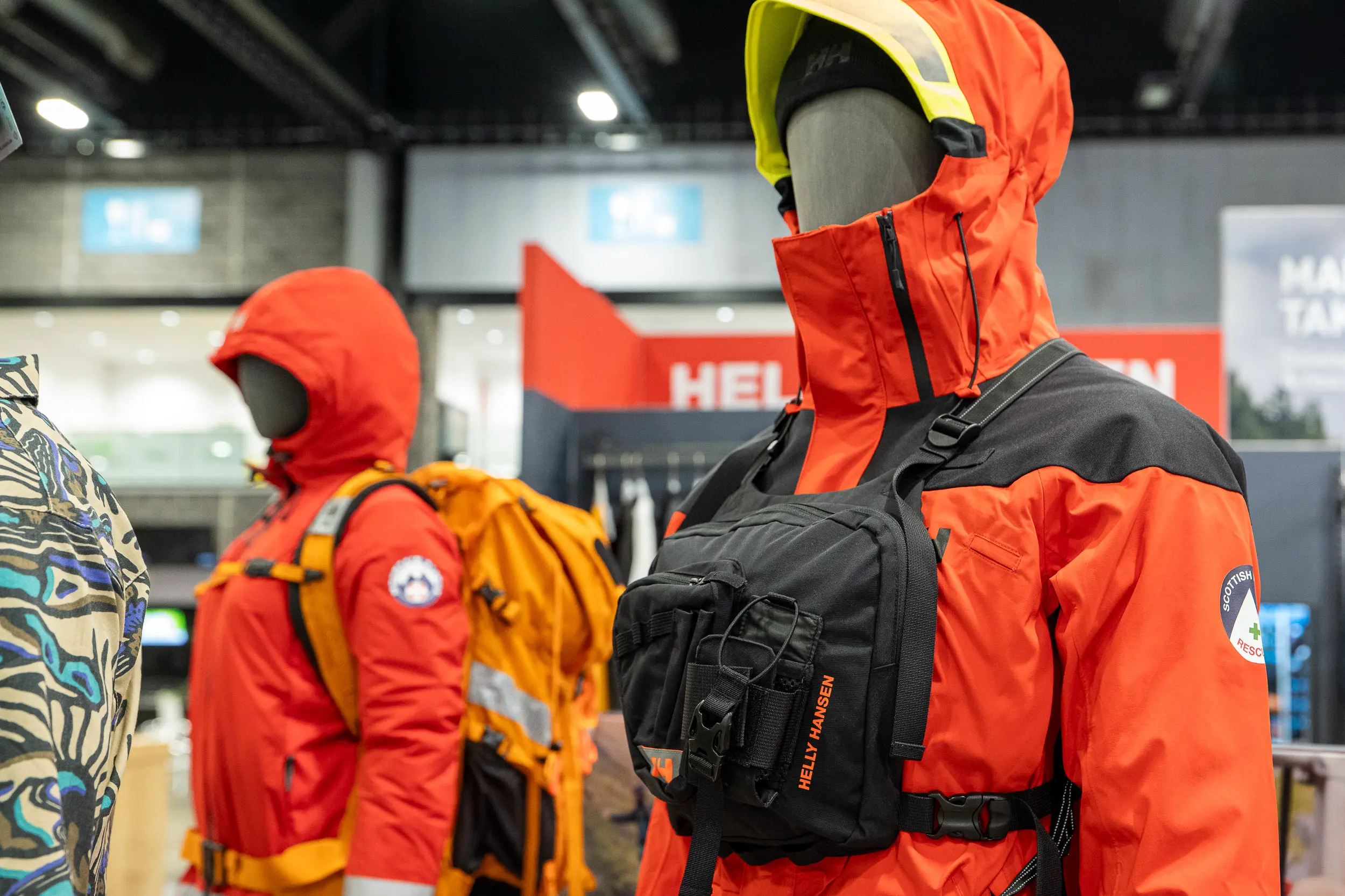 Helly Hansen Clothing Display