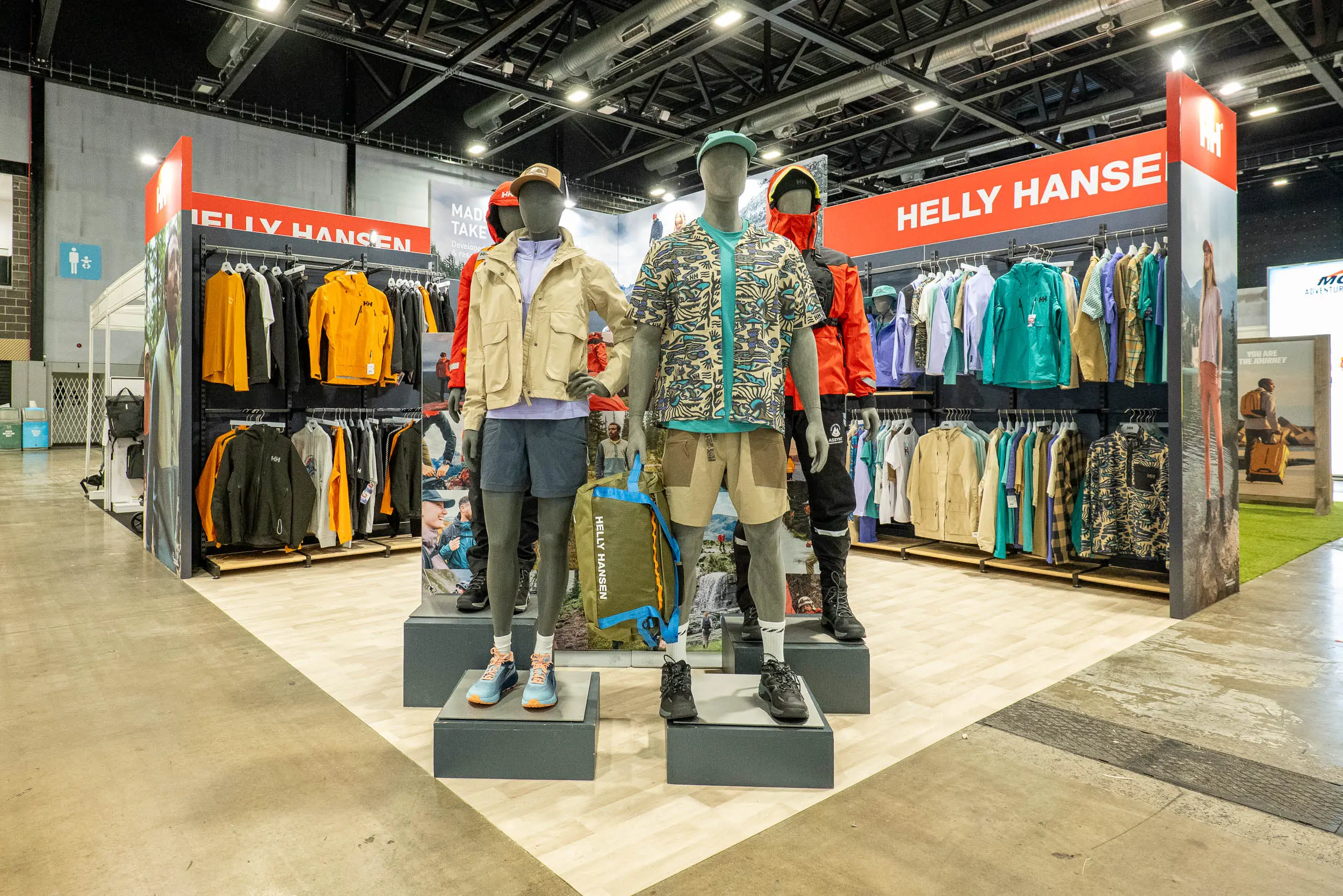 Helly Hansen Clothing Display