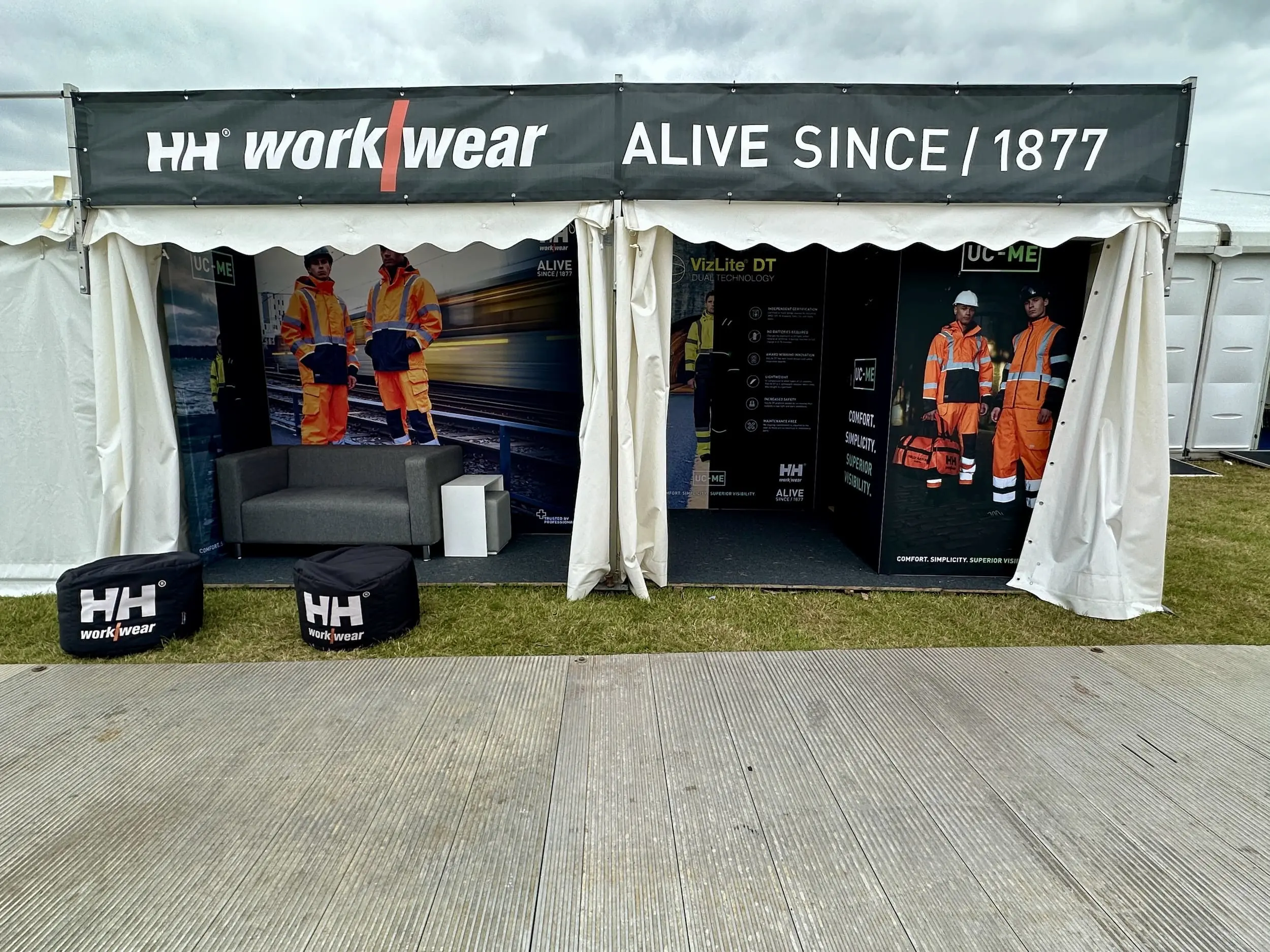 Helly Hansen Workwear Rail Live Exhibition Stand Design - Uncontainable Events & Spaces